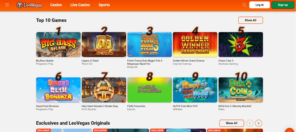 LeoVegas Casino