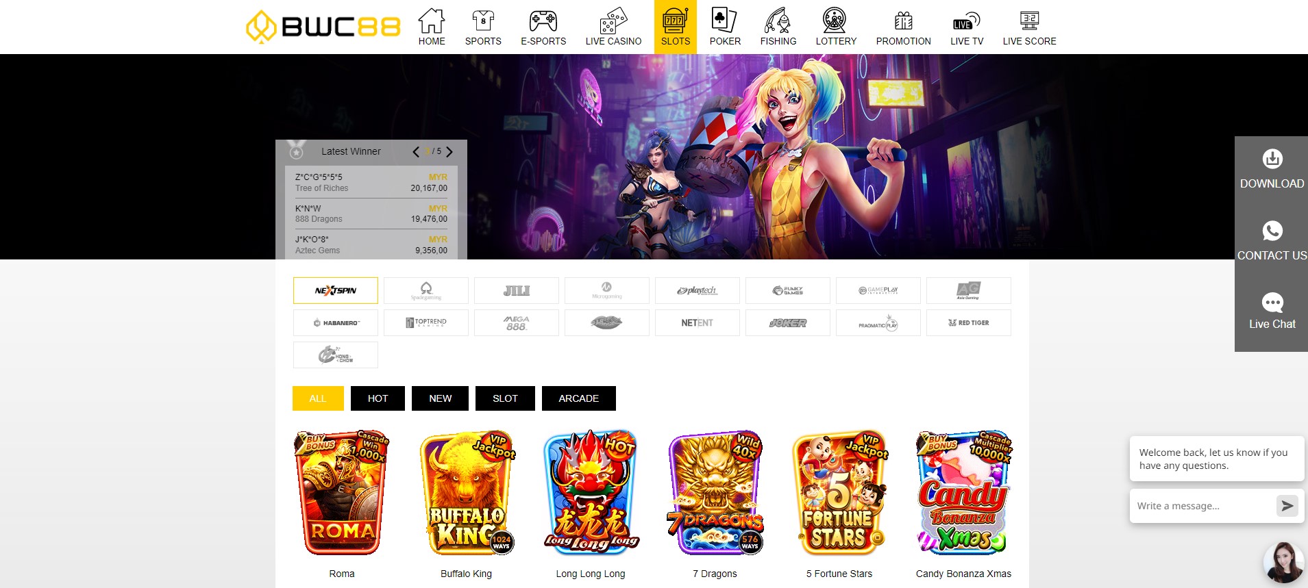 BWC88-Available-Games-slot
