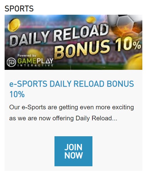 W88-Bonuses-and-promotions-e-sports-daily-reload-bonus
