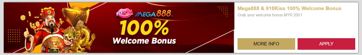 rai88-bonuses-and-promotions-100-welcome-bonus-for-mega888-and-918kiss